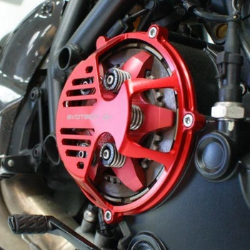 A motorcycle fitted with slipper clutch