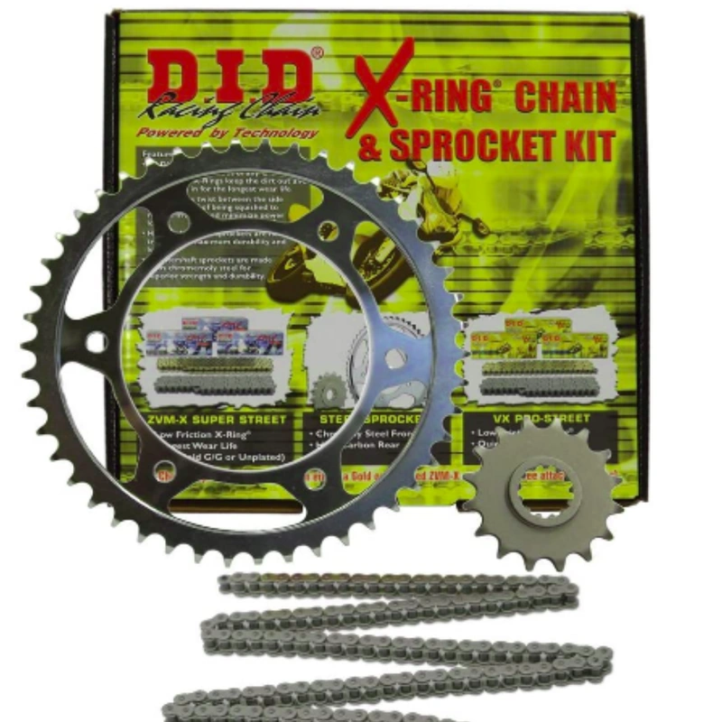 D.I.D. Street Bike X-Ring Sprocket & Chain Kit