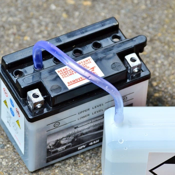 Image of motorcycle battery