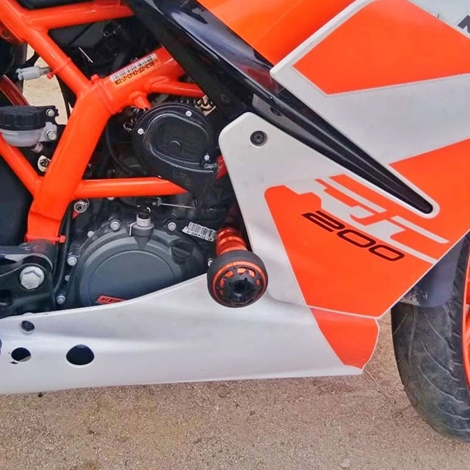 ktm rc frame sliders