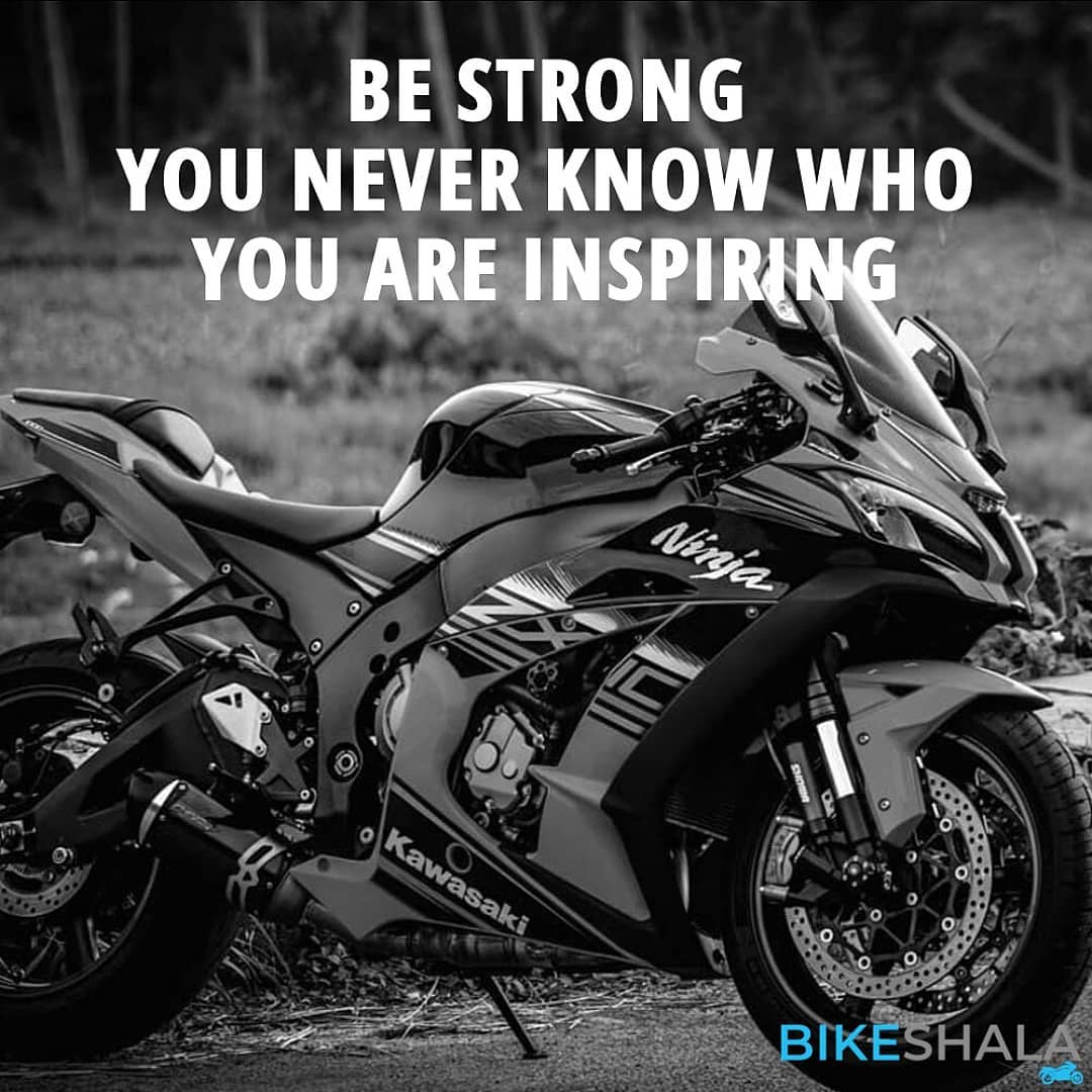 BE STRONG YOU NEVER KNOW WHO YOU ARE INSPIRING