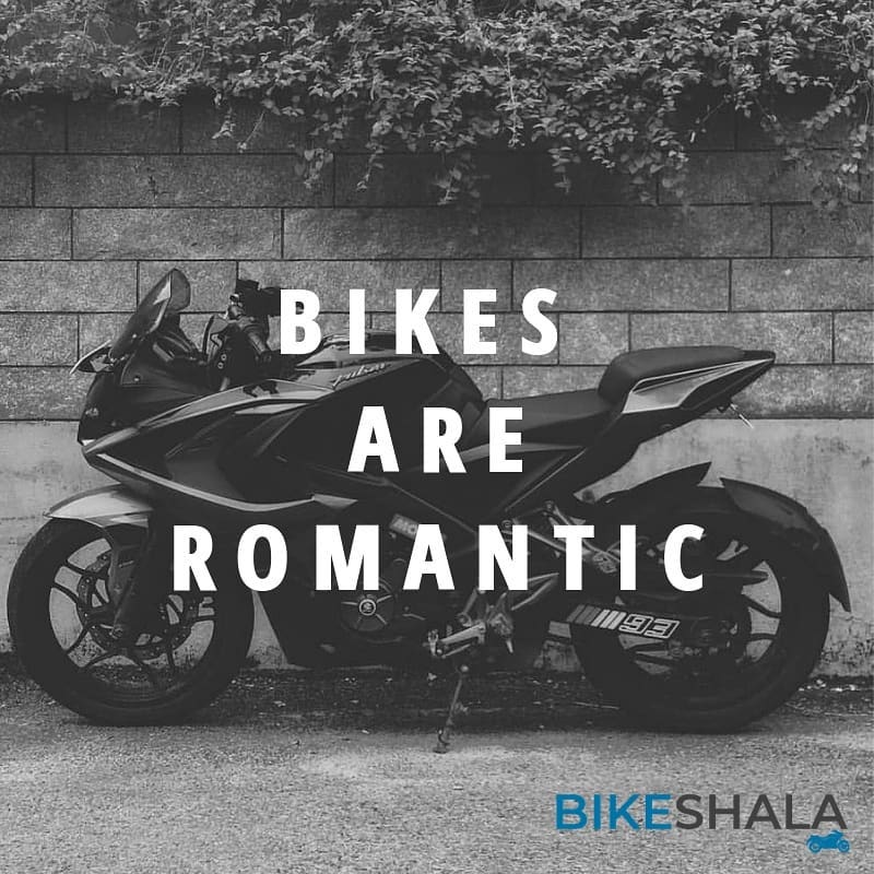 Bikes are romantic