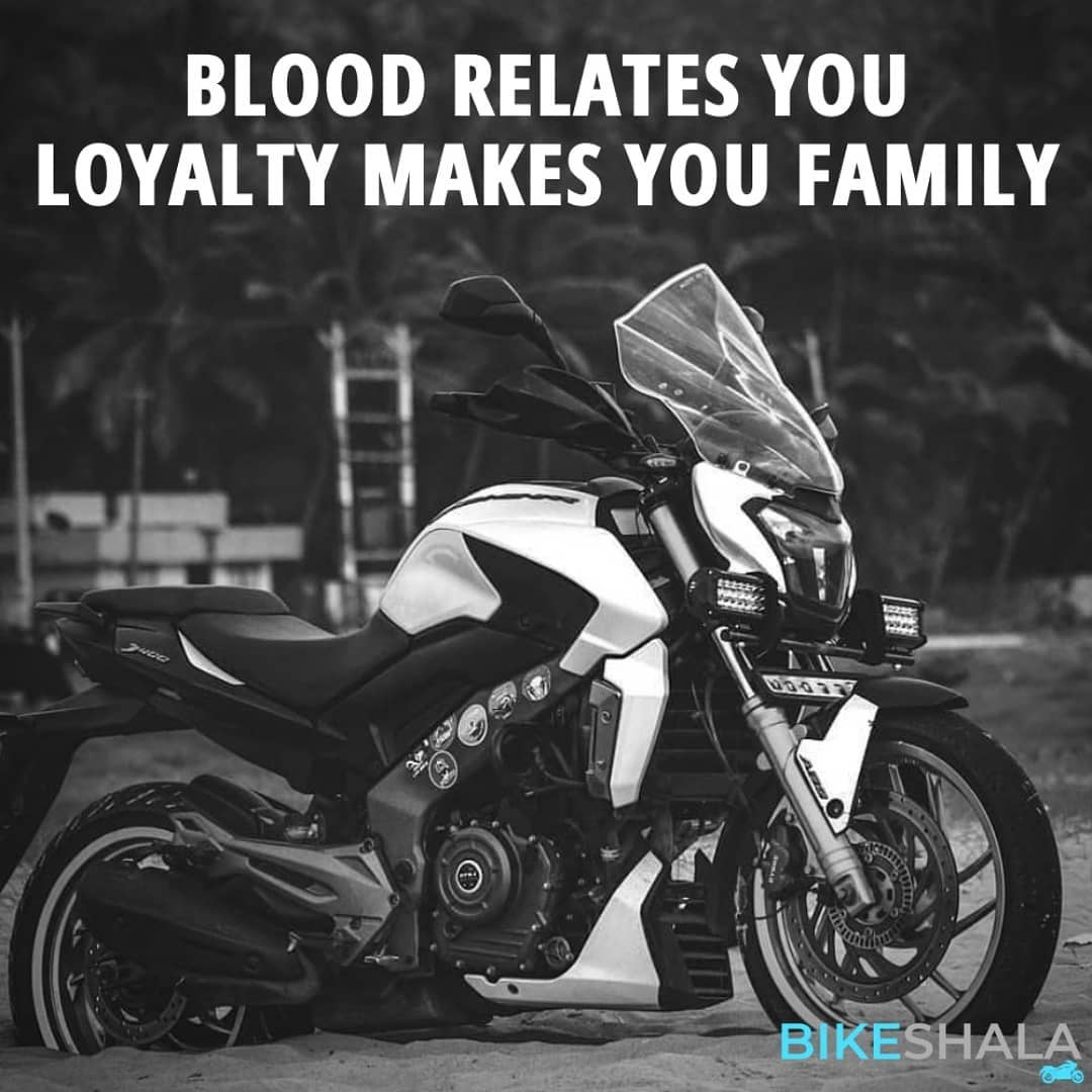 Blood relates you, loyalty makes you family