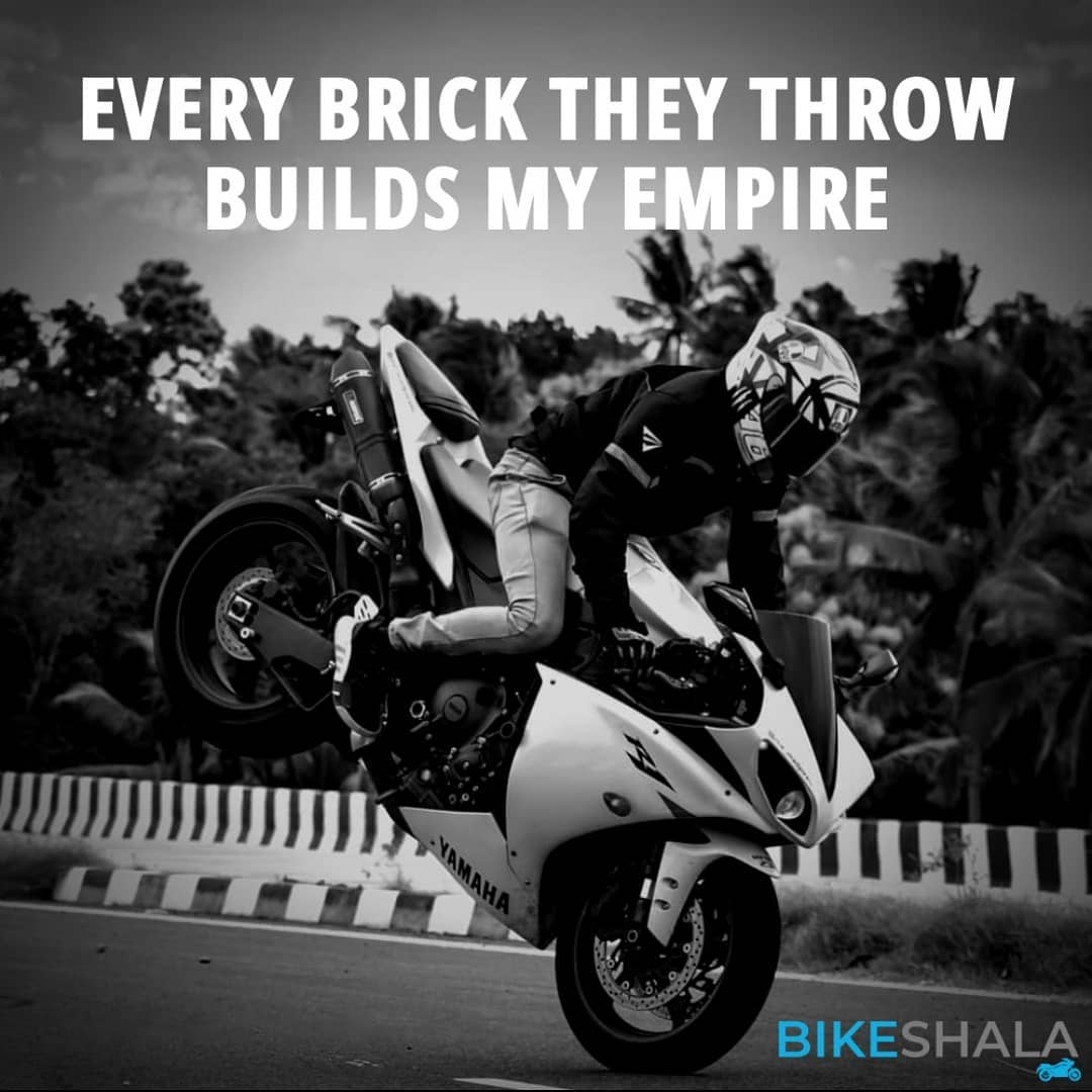 Every brick they throw, builds my empire