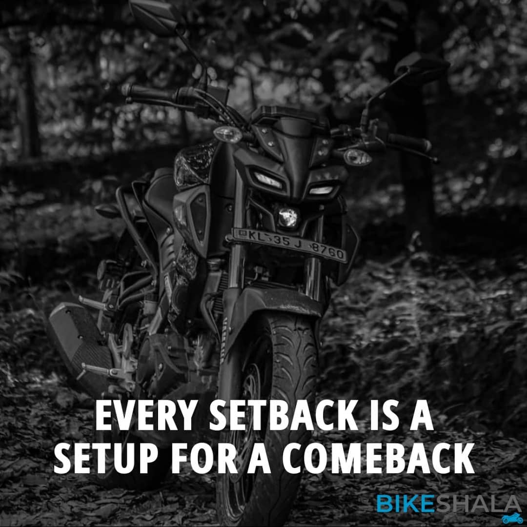 Every setback is a setup for a comeback