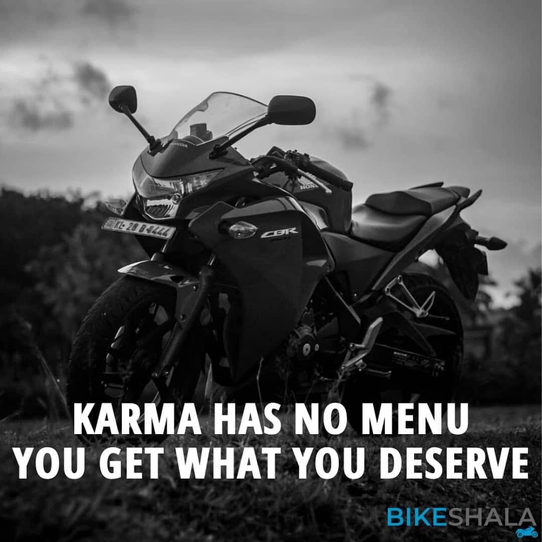 Karma has no menu, you get what you deserve
