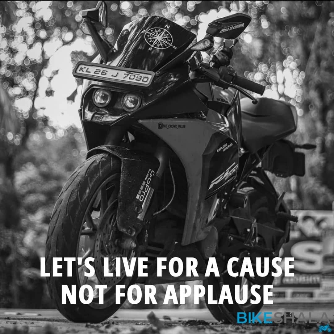 Let's live for a cause, not for applause