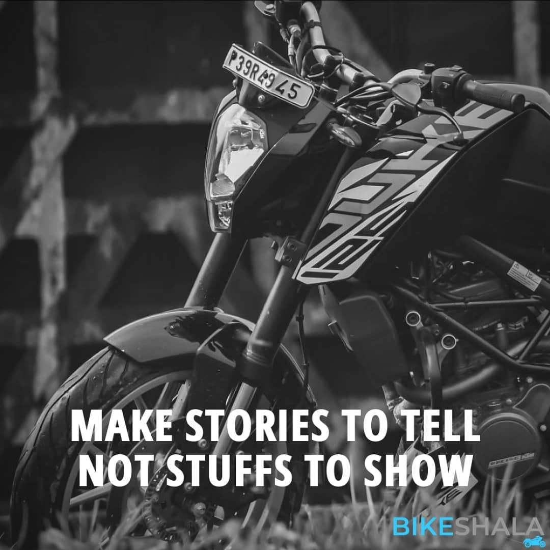Make stories to tell, not stuffs to show