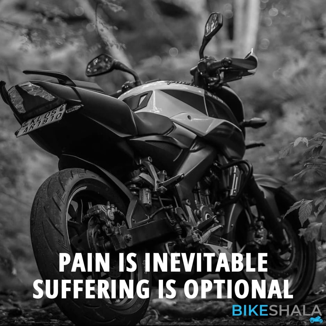 Pain is inevitable, suffering is optional