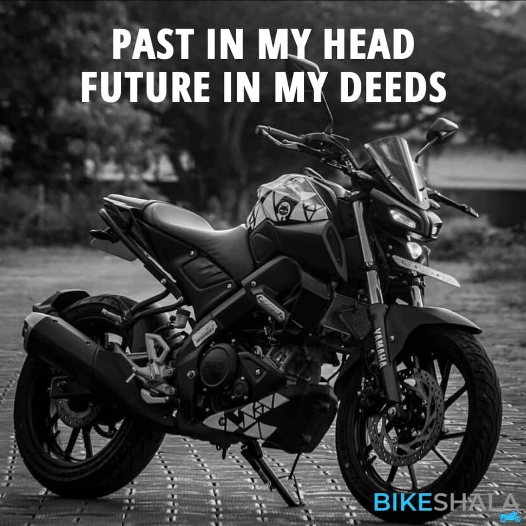 Past in my head, future in my deeds