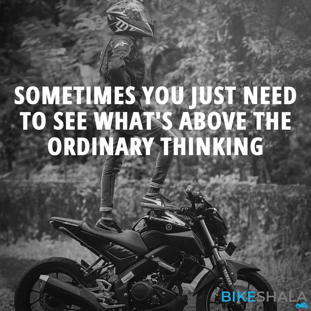 Sometimes you just need to see what's above the ordinary thinking