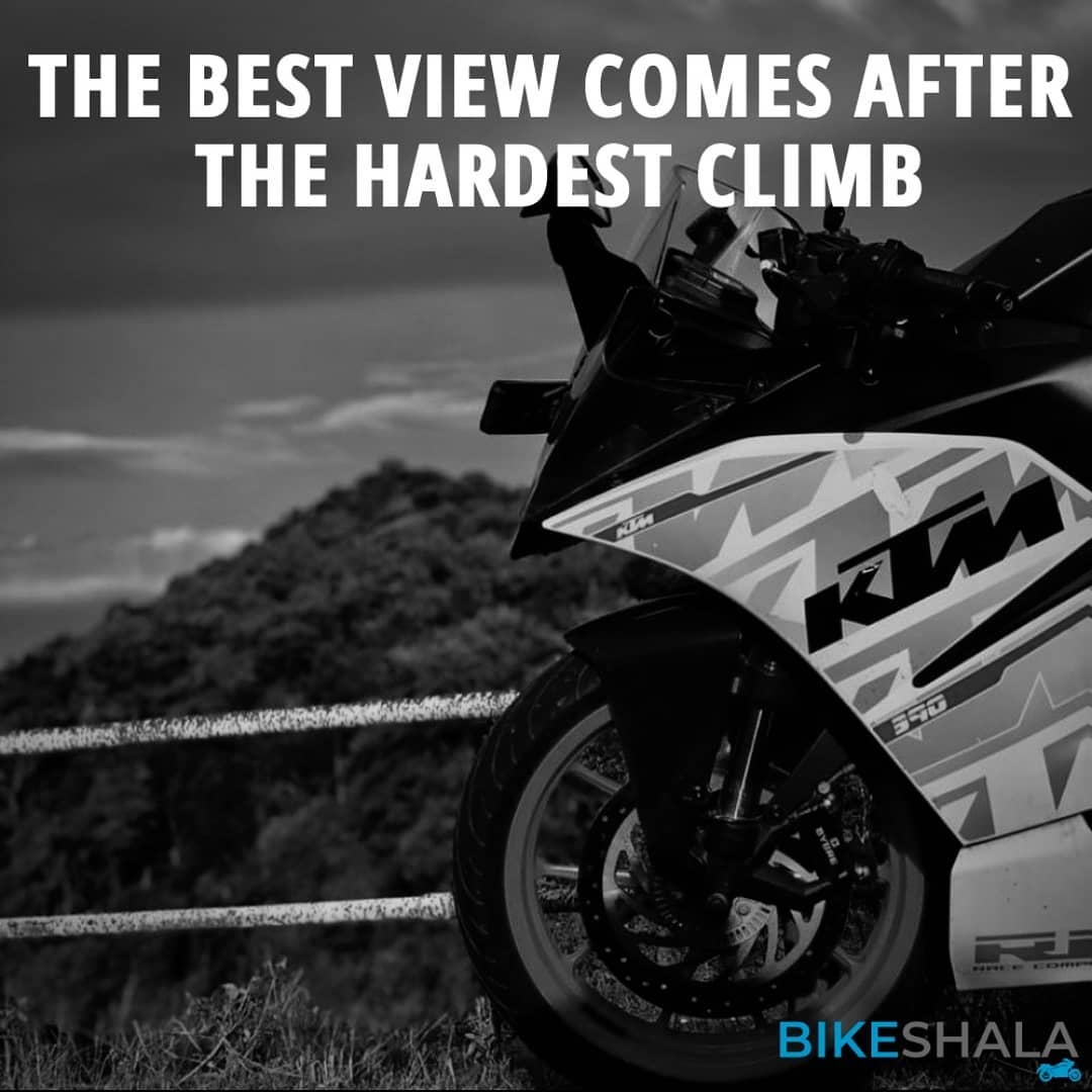 The best view comes after the hardest climb