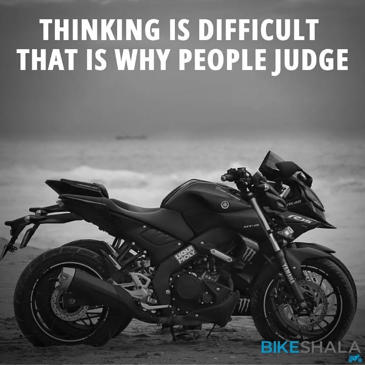 Thinking is difficult, that is why people judge