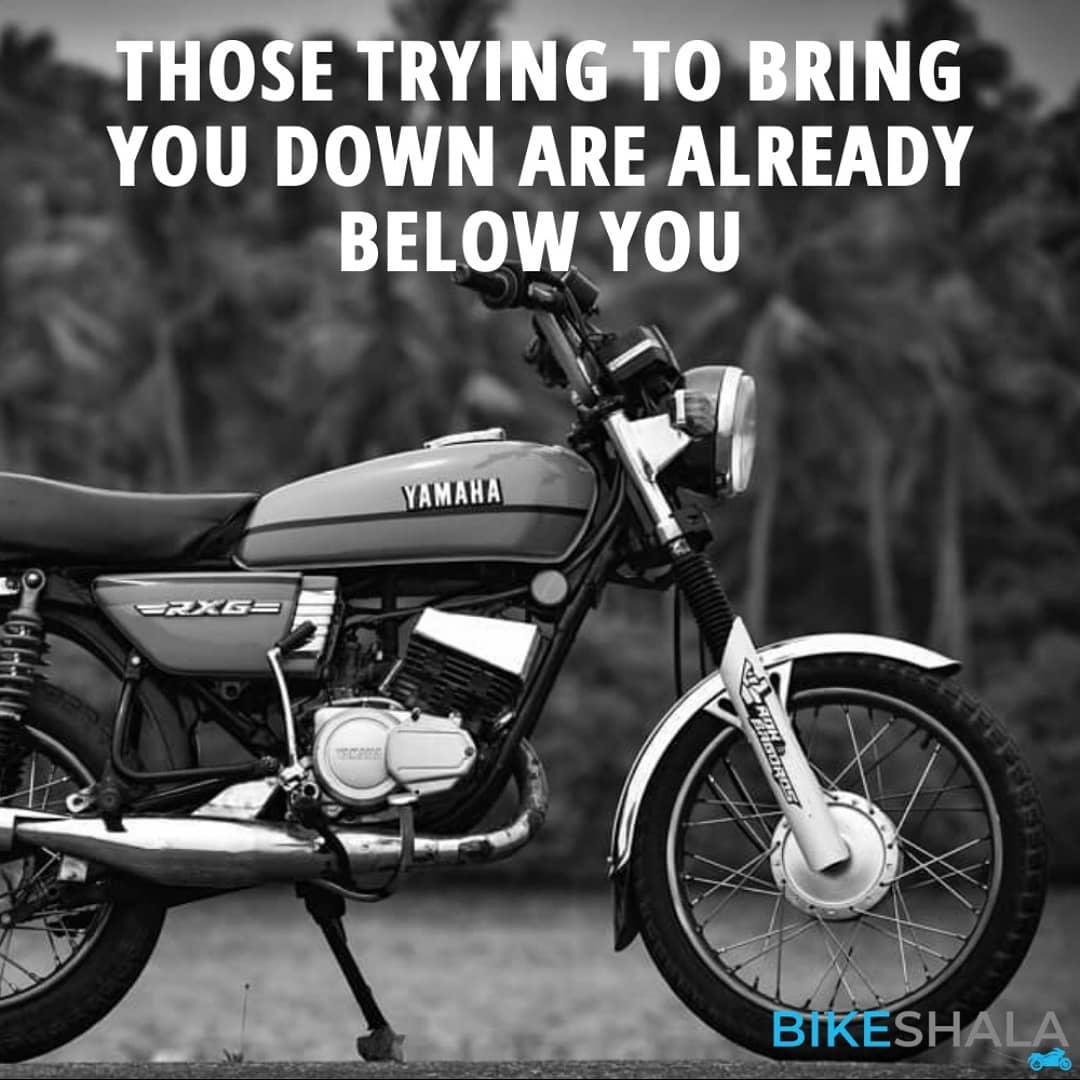 Those trying to bring you down are already below you