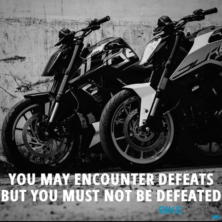 You may encounter defeats but you must not be defeated